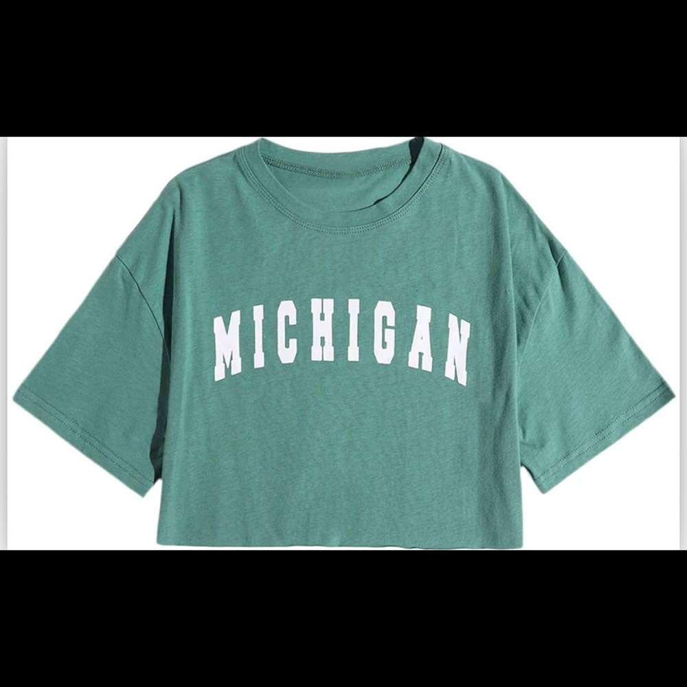 Cropped tshirt / Michigan